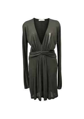 Stella McCartney Pre-Owned long-sleeved ruched dress - Green