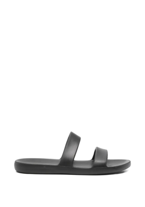 The Row Pre-Owned foam slides - Black