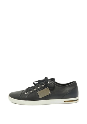 Dolce & Gabbana Pre-Owned leather sneakers - Black