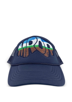 Who Decides War graphic cap - Blue