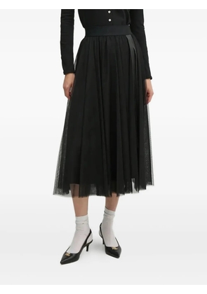 Joop! tulle A-line midi skirt - Black