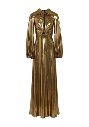 Giambattista Valli bow-detail maxi dress - Gold