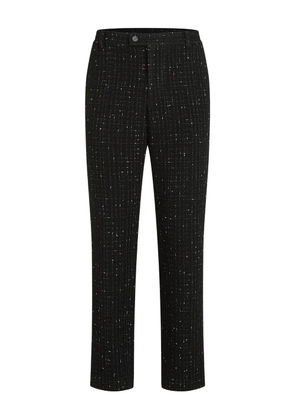 Karl Lagerfeld textured straight pants - Black