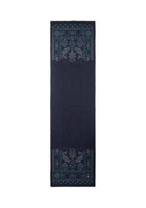 ETRO jacquard floral scarf - Blue