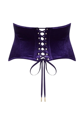 Maison Close Rococo waist cincher - Purple