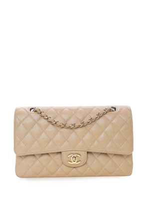 CHANEL Pre-Owned 2019 Medium Classic Iridescent Caviar Double Flap shoulder bag - Brown