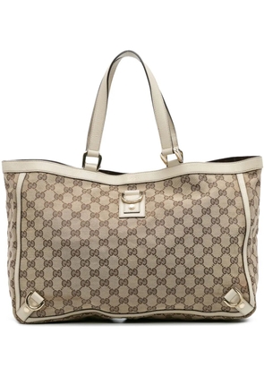 Gucci Pre-Owned 2000-2015 GG Canvas Abbey D Ring tote bag - Brown