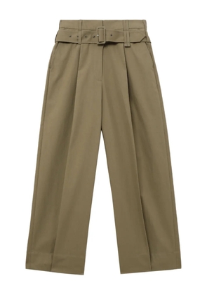 Simone Rocha belted pleated trousers - Green