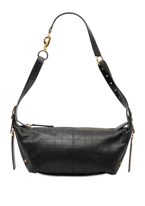 Christian Dior Pre-Owned 2024 Small Crinkled Calfskin Macrocannage D Journey Bag shoulder bag - Black