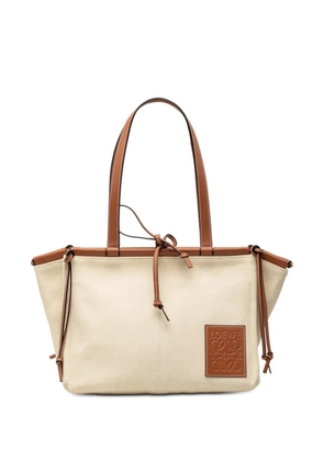 Loewe Pre-Owned 2019 Small Canvas Cushion tote bag - Brown