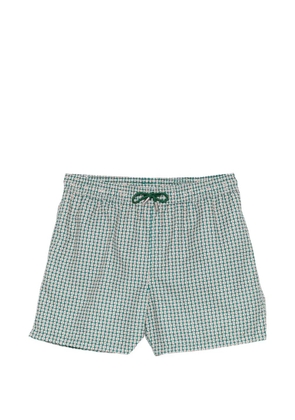 Simkhai Kelly drawstring-fastening printed swim shorts - Green