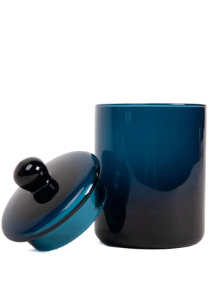 XLBoom large Mika glass container (13cm x 17cm) - Blue