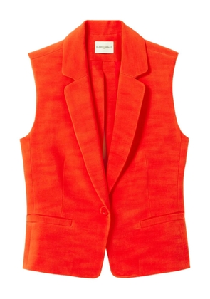 Claudie Pierlot button-fastening tie-back waistcoat - Orange