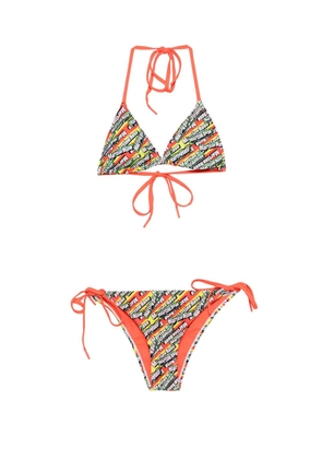 Martine Rose printed bikini - Orange