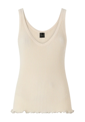 PINKO ribbed tank top - Neutrals