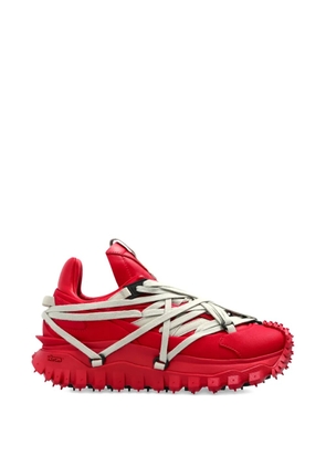 Moncler + Rick Owens Trailgrip Megalace sneakers - Red