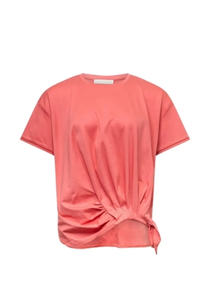 Club21 side-tie T-shirt - Orange