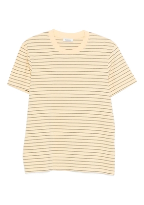 SANDRO striped T-shirt - Yellow