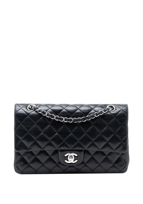 CHANEL Pre-Owned 2009-2010 Medium Classic Lambskin Double Flap shoulder bag - Black