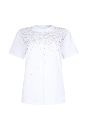 LIU JO embellished round-neck T-shirt - White