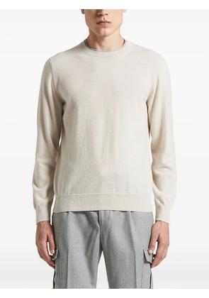 Peserico crew-neck cashmere sweater - White
