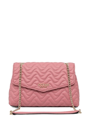 GUESS USA quilted chain-strap cross body bag - Pink