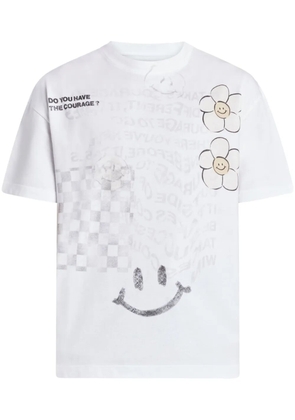 MOUTY graphic-print cotton T-shirt - White