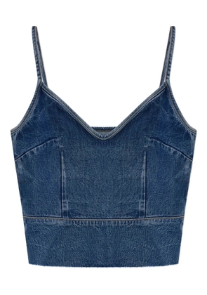 AllSaints spaghetti-strap denim top - Blue