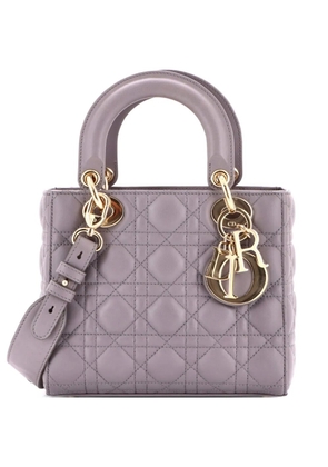 Christian Dior Pre-Owned My ABCDior Lady Dior Bag Cannage Quilt Lambskin crossbody bag - Grey