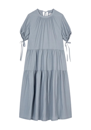 TOMBOY ribbon-detailed tiered dress - Grey