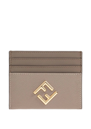 FENDI logo-plaque card holder - Neutrals