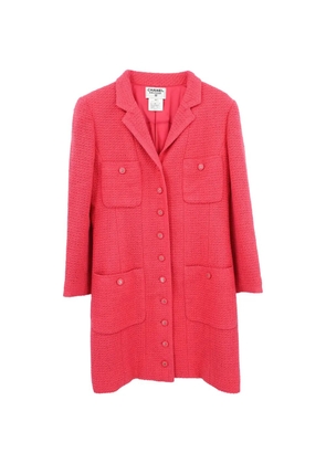 CHANEL Pre-Owned 1996 buttoned-up coat - Pink
