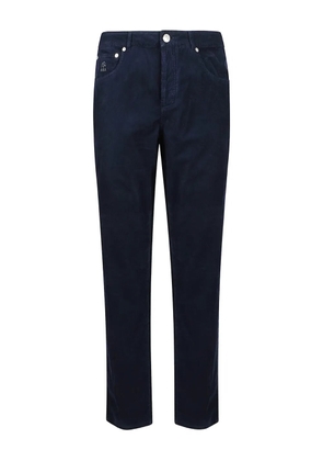 Brunello Cucinelli cotton trousers - Blue