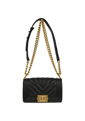 CHANEL Pre-Owned 2017 Boy Chanel chain shoulder bag - Black