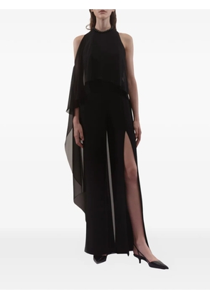 Gemy Maalouf backless split jumpsuit - Black