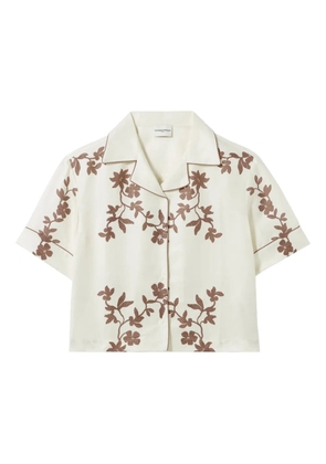 Claudie Pierlot floral-print shirt - White