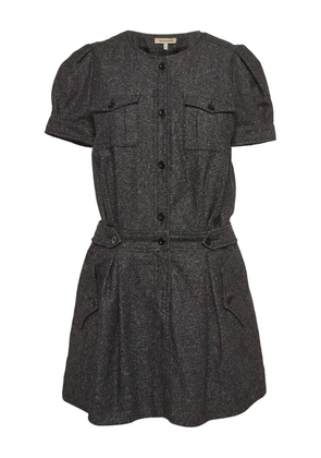 See By Chloé Vintage 2024 puff-sleeves pockets mini dress - Black