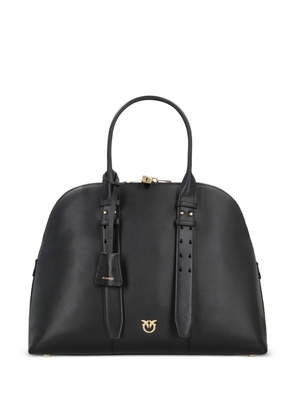 PINKO maxi Escape leather tote bag - Black