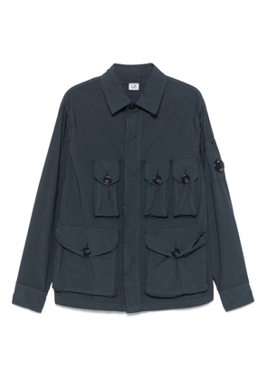 C.P. Company Lens-detailed overshirt - Blue