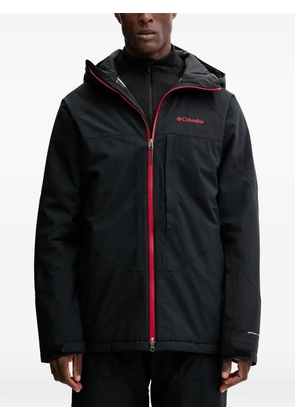 Columbia hooded zip-fastening ski jacket - Black
