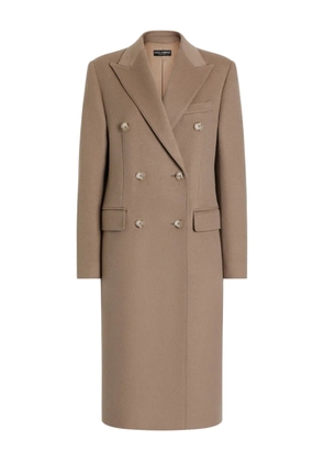 Dolce & Gabbana double-breasted coat - Brown