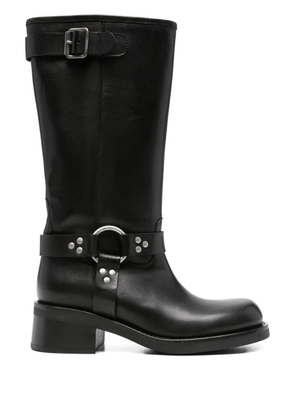 P.A.R.O.S.H. buckle-strap studded boots - Black