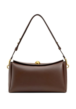 AMI Paris medium Carrousel leather bag - Brown