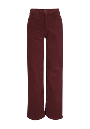 MOTHER Maven corduroy-texture jeans - Red