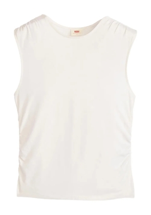 Levi's ruched-design sleeveless top - White