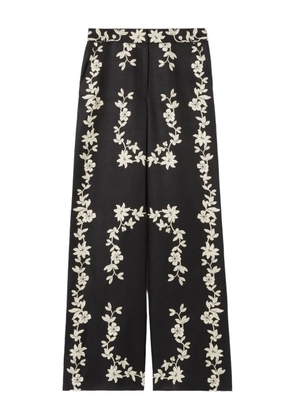 Claudie Pierlot floral-print trousers - Black