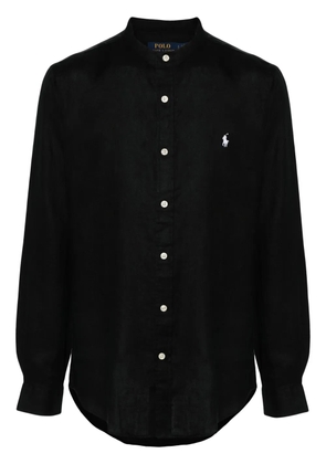 Polo Ralph Lauren Polo Pony-motif linen shirt - Black