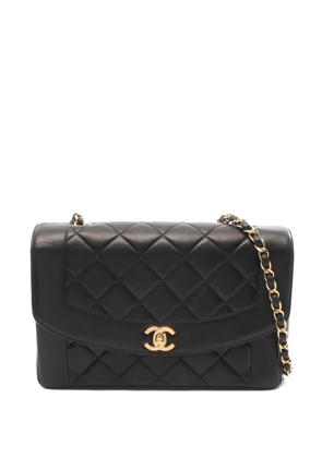 CHANEL Pre-Owned 1996-1997 Diana quilted chain-strap shoulder bag - Black