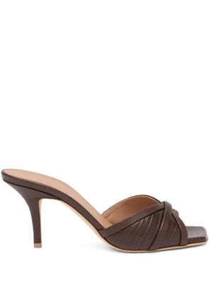 Malone Souliers Perla embossed sandals - Brown
