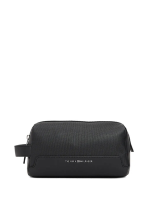 Tommy Hilfiger zip-fastening washbag - Black